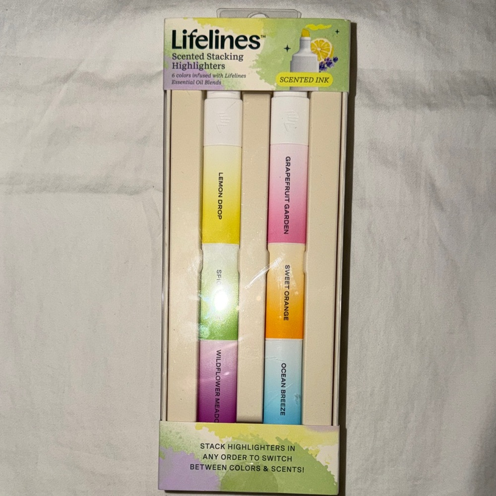 Lifelines Scented Stacking Highlighters Set